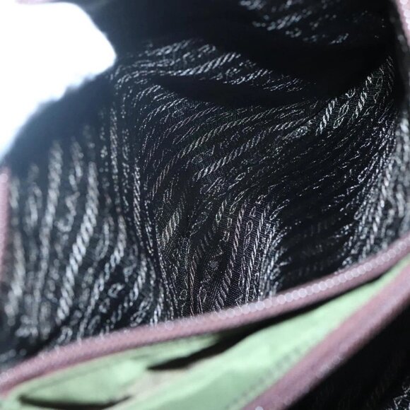 PRADA Shoulder Bag Nylon Khaki Auth 119570 - Picture 11 of 16